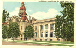 Dallas County Court House And Annex Postcard