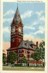 Clarion County Court House Pennsylvania Postcard Postcard