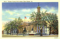 Chester County Court House West Chester, PA Postcard Postcard