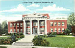 Lamar County Court House Postcard