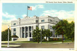 Tift County Court House Postcard