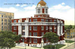 Bibb County Court House Postcard