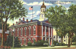 Pasquotank County Court House Postcard