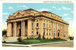 Lafayette Parish Court House Louisiana Postcard Postcard