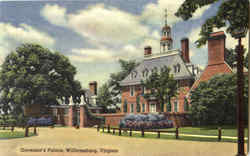 Governor's Palace Williamsburg, VA Postcard Postcard