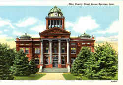 Clay County Court House Postcard