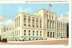 United States Post Office And Court House Postcard