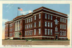 E. C. Glass High School Postcard