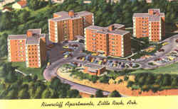 Rivercliff Apartments Little Rock, AR Postcard Postcard