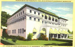 Maurice Baths And Therapeutic Pool, Hot Springs National Park Postcard