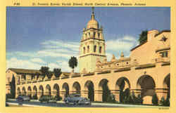 St. Francis Xavier Parish School, North Central Avenue Postcard