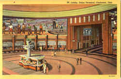 Lobby Union Terminal Cincinnati, OH Postcard Postcard