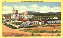 San Xavier Mission Near Tucson Postcard