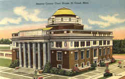 Stearns County Court House Postcard