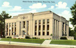 Obion County Court House Union City, TN Postcard Postcard