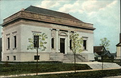 Carnegie Public Library Sault Ste. Marie, MI Postcard Postcard