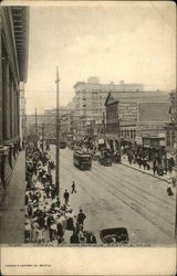 Upper Second Avenue Seattle, WA Postcard Postcard