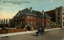 Home of the Western Union Life Insurance Company Postcard