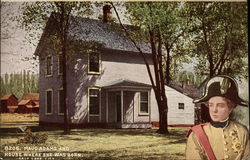 Maud Adams and House Where she was Born Salt Lake City, UT Postcard Postcard