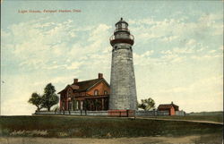 Light House, Fairport Harbor Postcard