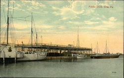 Public Dock Erie, PA Postcard Postcard