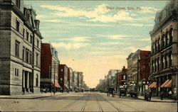 State Street Erie, PA Postcard Postcard