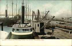 Toledo and Hawking Valley Coal Docks Postcard