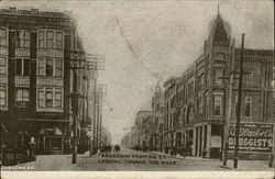 Broadway from 5th St. Looking toward the river Paducah, KY Postcard Postcard