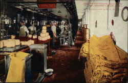 Balling and Sacking Room, Twine Factory, Minnesota State Prison Postcard