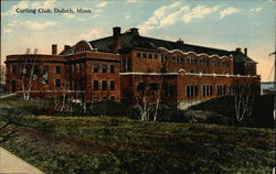 Curling Club Duluth, MN Postcard Postcard