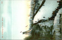 Ski Jumping Duluth, MN Postcard Postcard