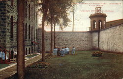 Women Inmates in Prison Yard, Minnesota State Prison Postcard