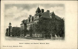 Sisters' Academy and Hospital Missoula, MT Postcard Postcard