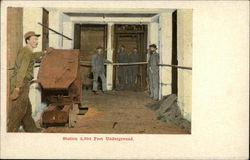 Station 2,000 feet underground Postcard