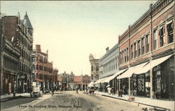 Front St. Looking West Postcard