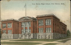 Port Huron High School Postcard