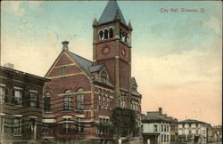 City Hall Wooster, OH Postcard Postcard