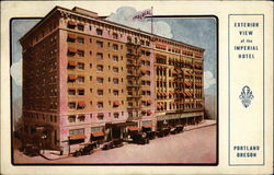 Exterior View of the Imperial Hotel Postcard