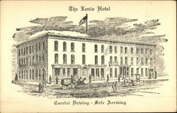 The Xenia Hotel, Careful Driving - Safe Arriving Ohio Postcard Postcard