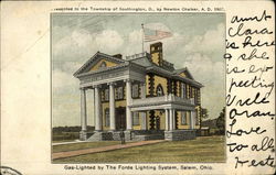 Gas-Lighted by The Forde Lighting System Postcard