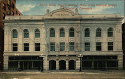 Burns Theatre Building Colorado Springs, CO Postcard Postcard