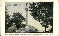 The Hudson River from the Battle Monument at West Point Postcard