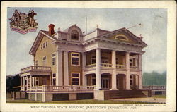 West Virginia State Building, Jamestown Exposition, 1907 1907 Jamestown Exposition Postcard Postcard