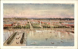 Raleigh Court, Jamestown Exposition 1907 Jamestown Exposition Postcard Postcard