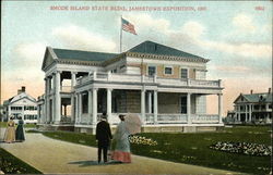 Rhode Island State Building, Jamestown Exposition, 1907 Postcard