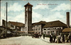 Union Depot Portland, OR Postcard Postcard