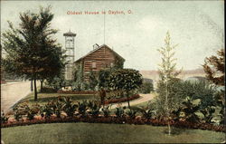 Oldest House in Dayton, Ohio Postcard Postcard