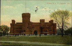 Armory, O.S.U Columbus, OH Postcard Postcard