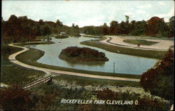 View of Rockefeller Park Postcard