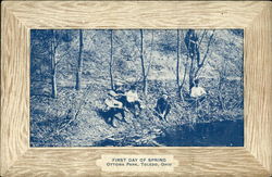 First Day of Spring at Ottowa Park Toledo, OH Postcard Postcard